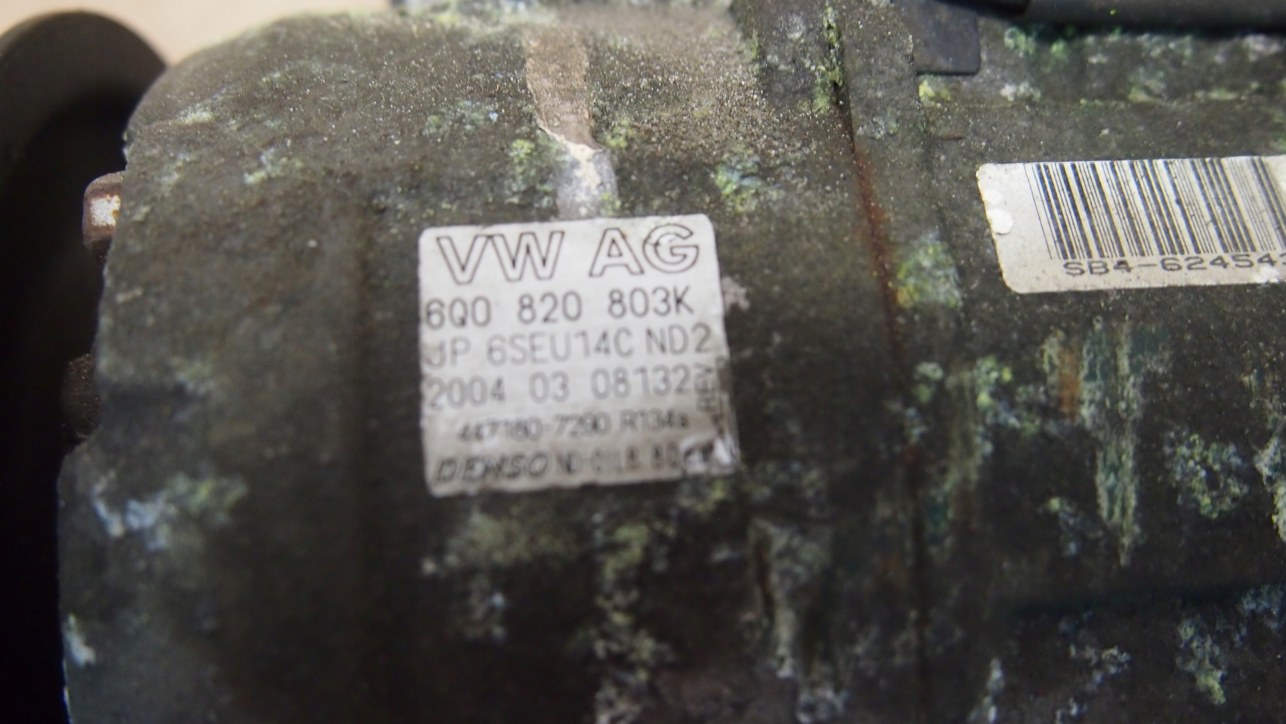 volkswagen vw FOX 05r компрессор кондиционера 1,2b