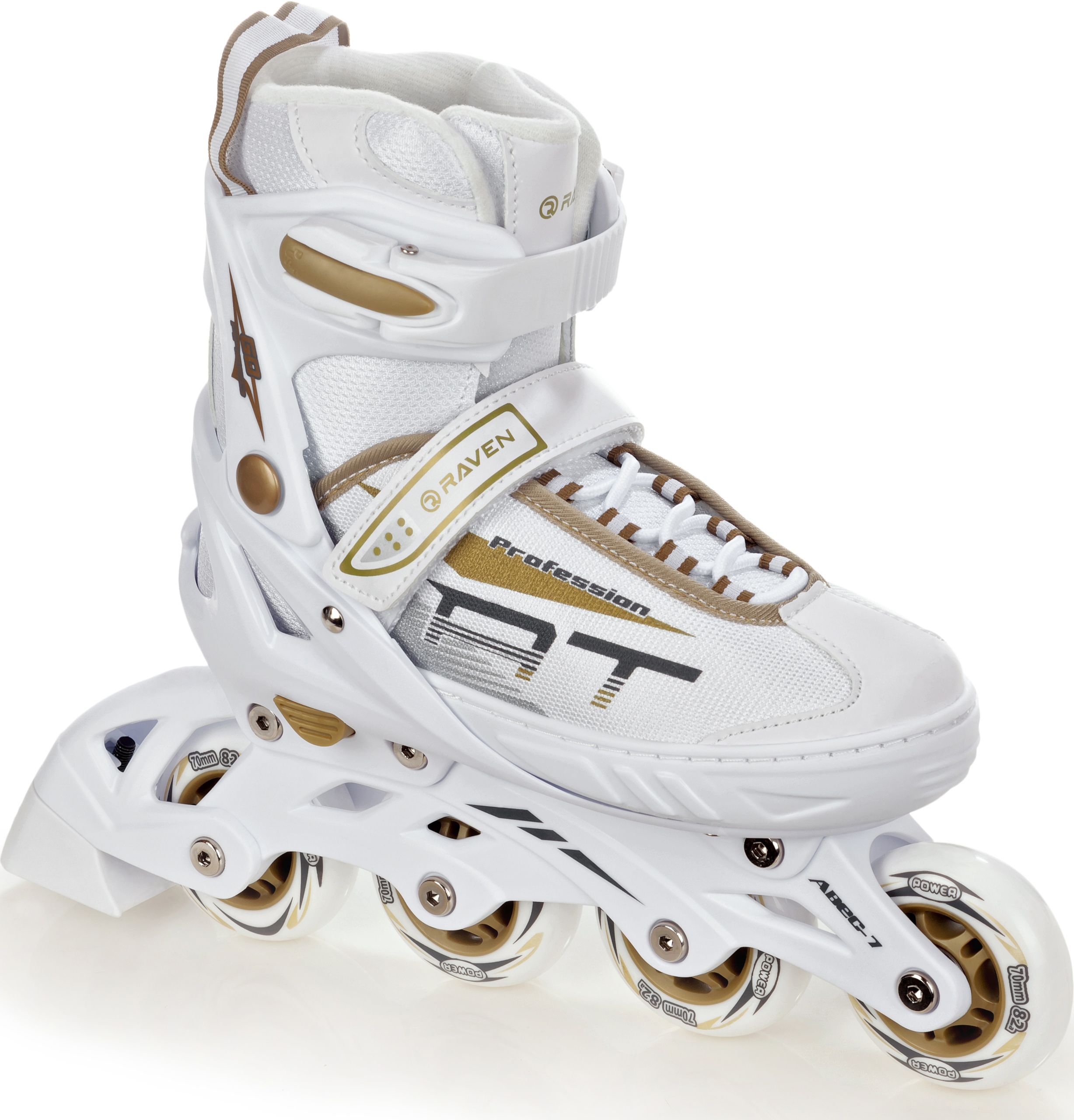 Rolko Wrotki 3w1 RAVEN Profession White/Gold 35-39 Marka Raven