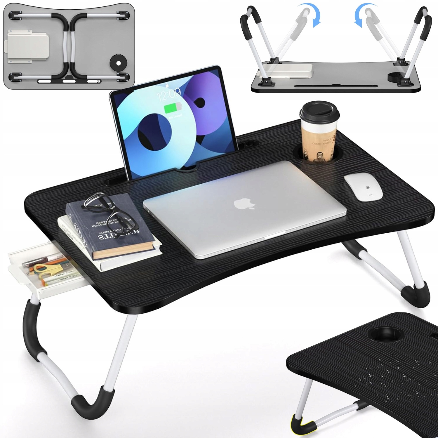 STOLIK POD LAPTOPA DO ŁÓŻKA I KANAPY, STOLIK DO ŁÓŻKA DO NOTEBOOKA DO DOMU