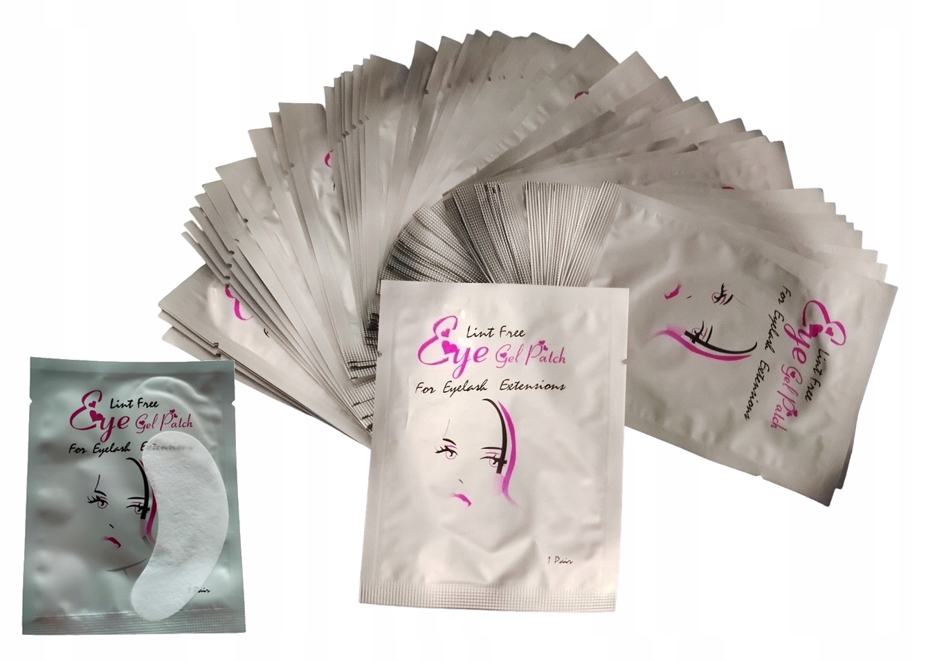 Płatki żelowe Allantolina RED-T1 LASH-CAFE 50par