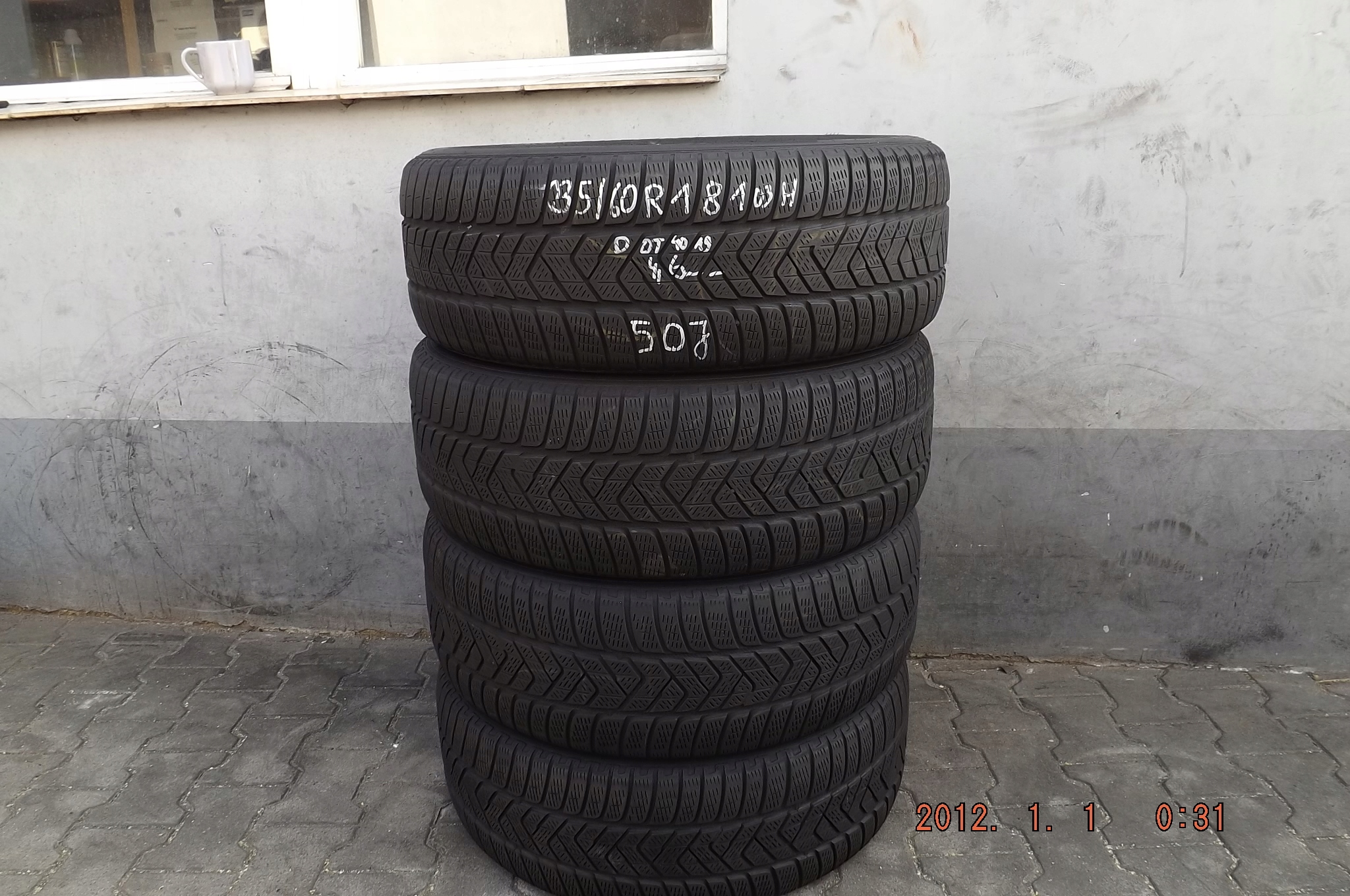 [50J] 4xZIMA 235/60R18 103H PIRELLI SCORPION WINTER MO &