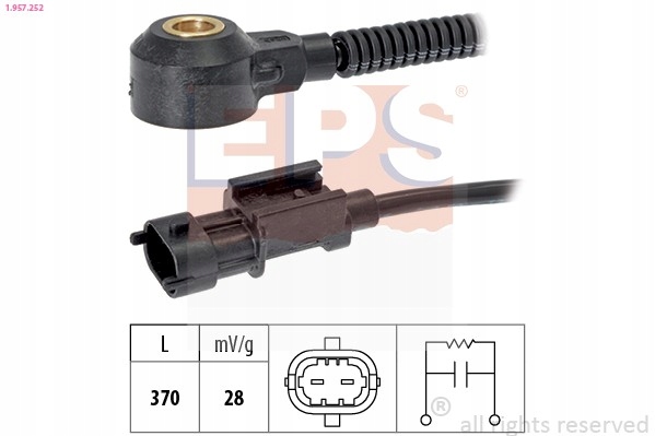 CZUJNIK SPALANIA STUKOWEGO HYUNDAI I20 1,4 14- 1-957-252