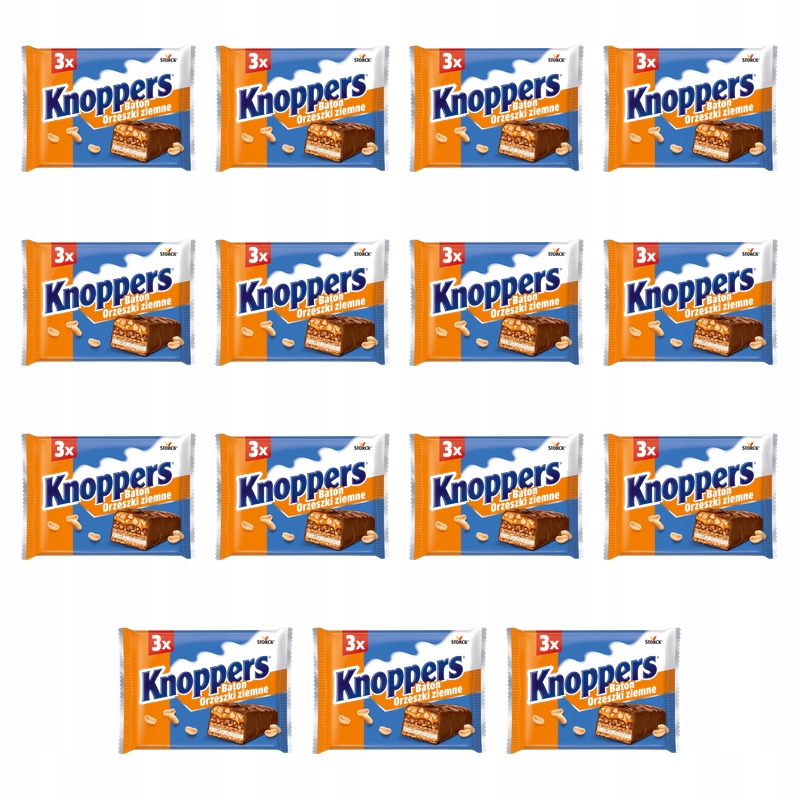 Knoppers Baton Orzeszki Ziemne 120g X15