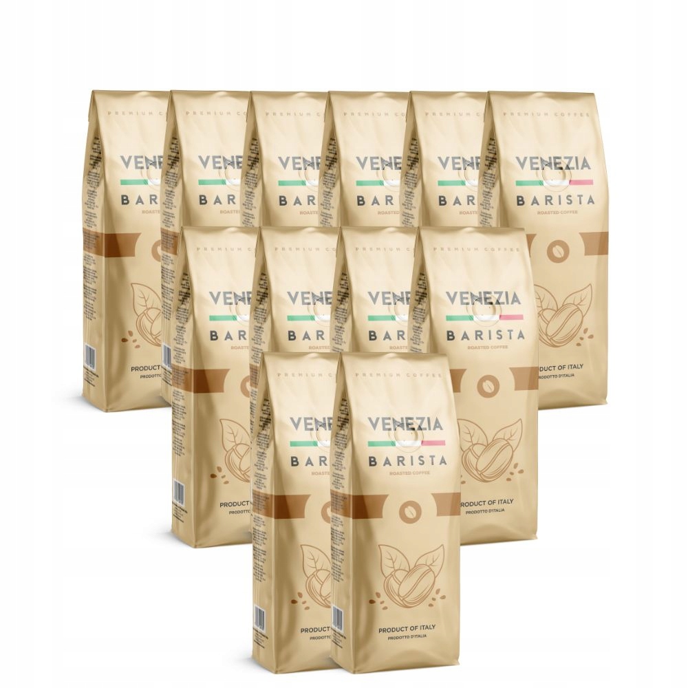 Levně Káva zrnková Venezia Barista Plus 12 kg arabica robusta pražená Itálie