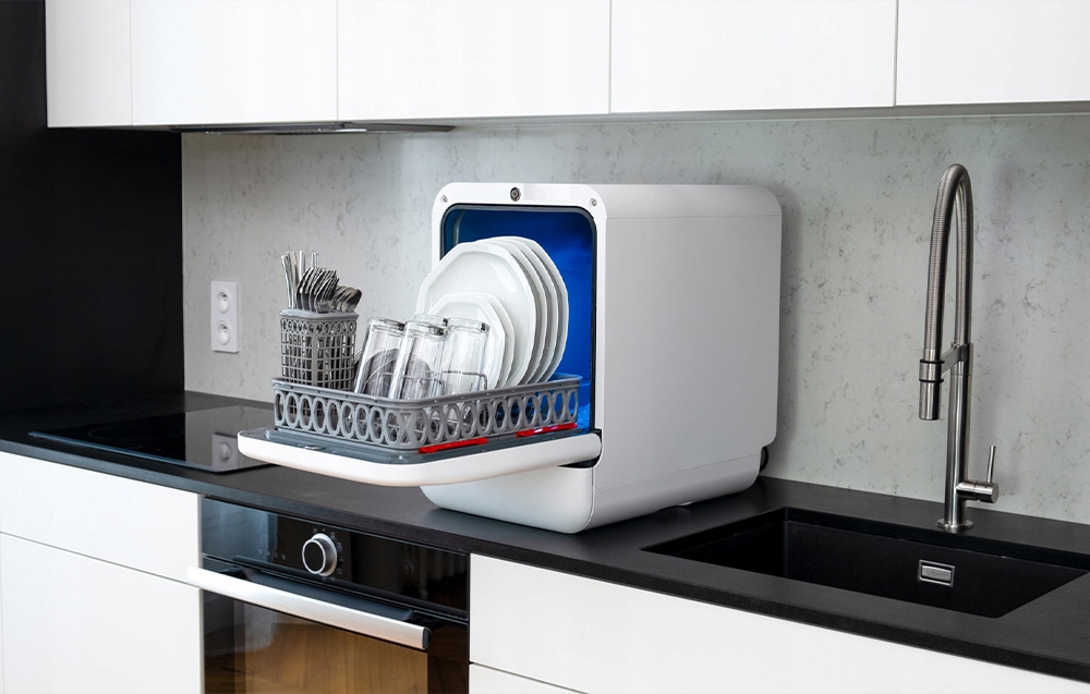 DAAN TECH BOB MINI ZMYWARKA MAŁA KOMPAKTOWA WOLNOSTOJĄCA STOŁOWA NABLATOWA Marka inna