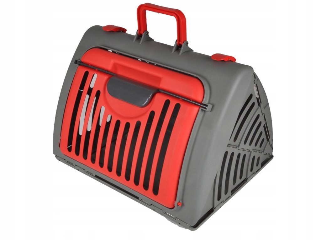 Přepravka pro psy a kočky, plastová, skládací