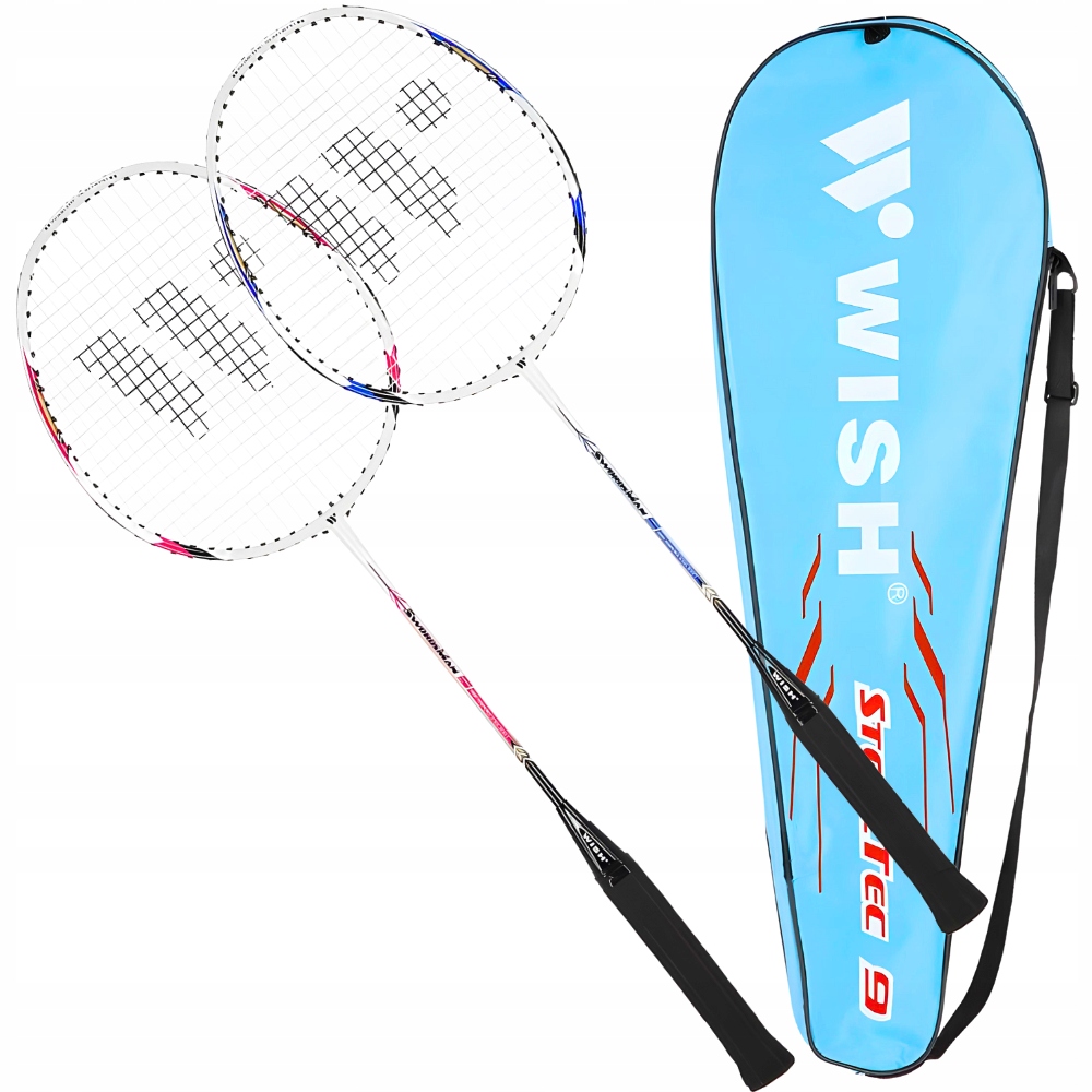 Zestaw Rakiety Do Gry Rekreacyjnej Badmintona Isodynamic Pokrowiec Wish