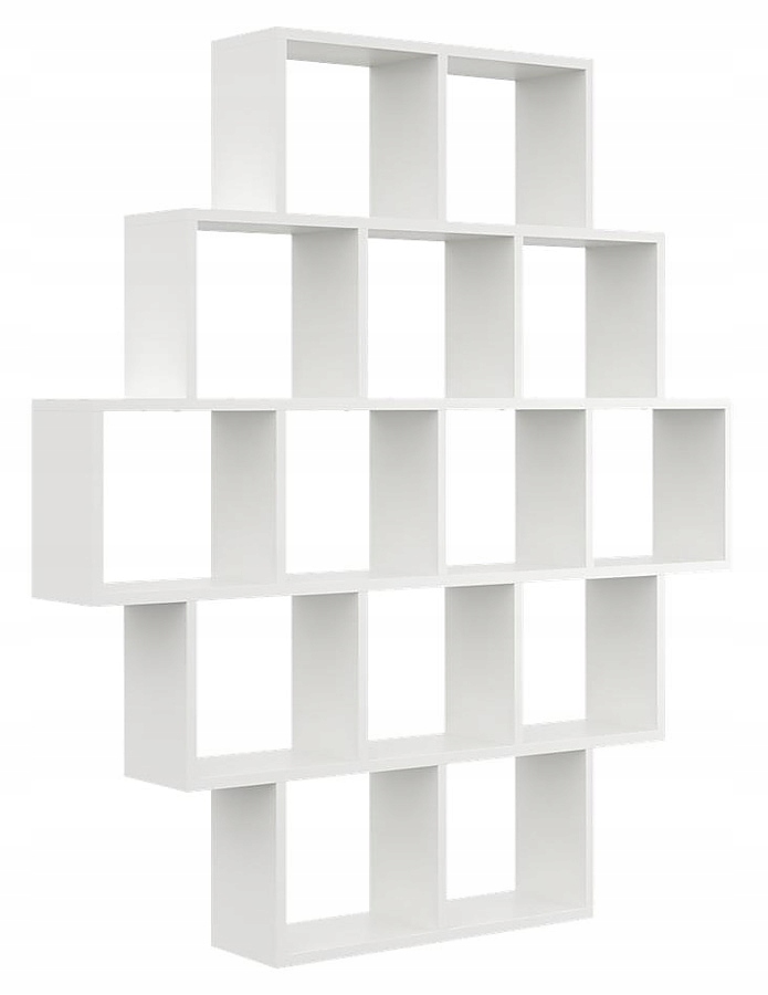 REGAŁ WISZĄCY STOJĄCY ŚCIENNY MODUŁOWY OTWARTY PÓŁKI NA KSIĄŻKI 9 KOLORÓW Kod producenta PS855493