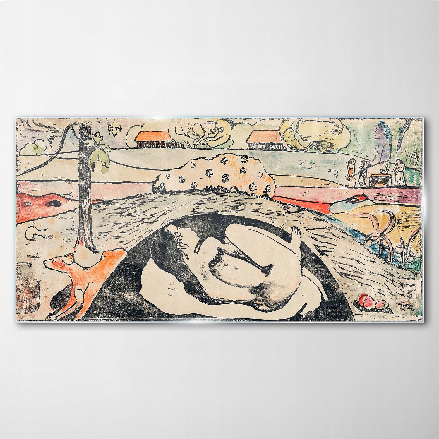 

Obraz szklany na ścianę Zwierzęta tubylcy 140x70