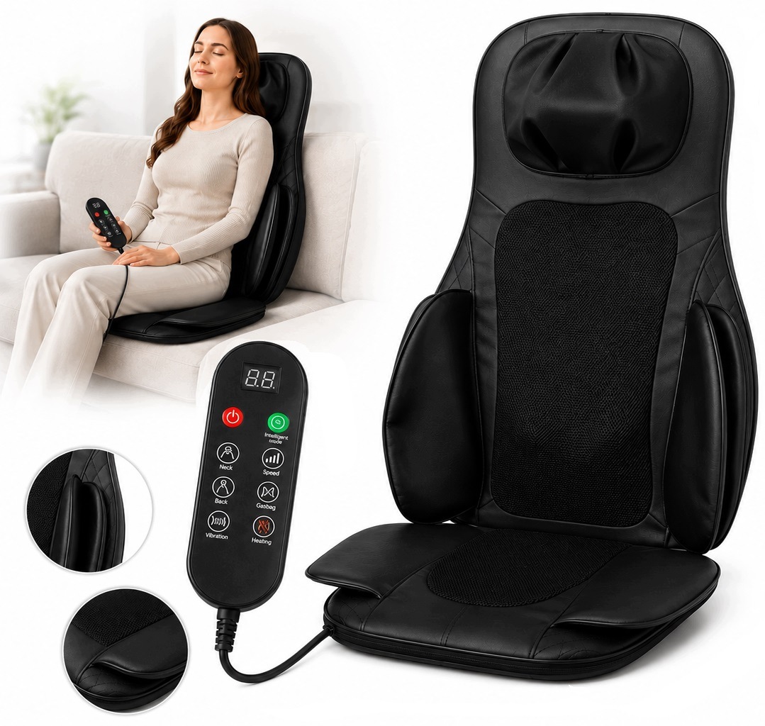 Mata Masująca Air Pro Shiatsu Masaż Masażer Plecy Powietrzny