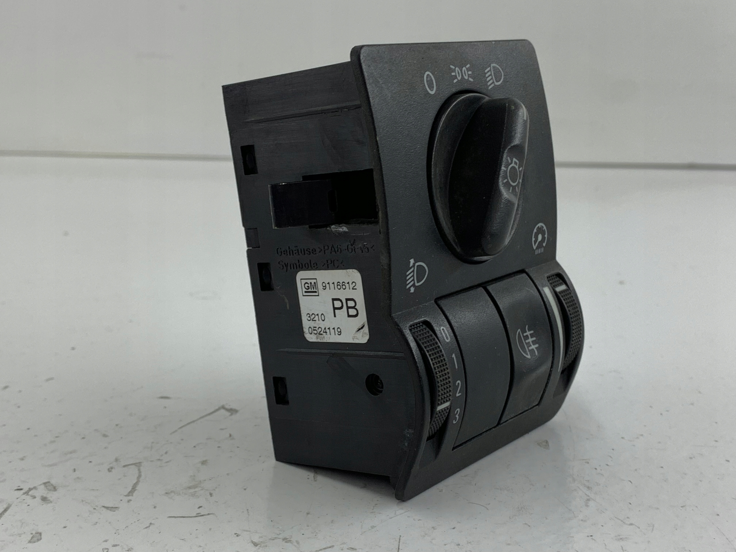 OPEL VECTRA C SIGNUM light switch 9116612