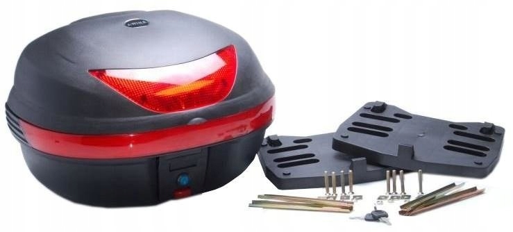 

Kufer Na Skuter Z Oparciem Na Kask 32L Wypinany
