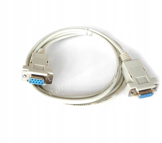 kabel RS232 DB9 COM Gniazdo - Gniazdo 1,8 m