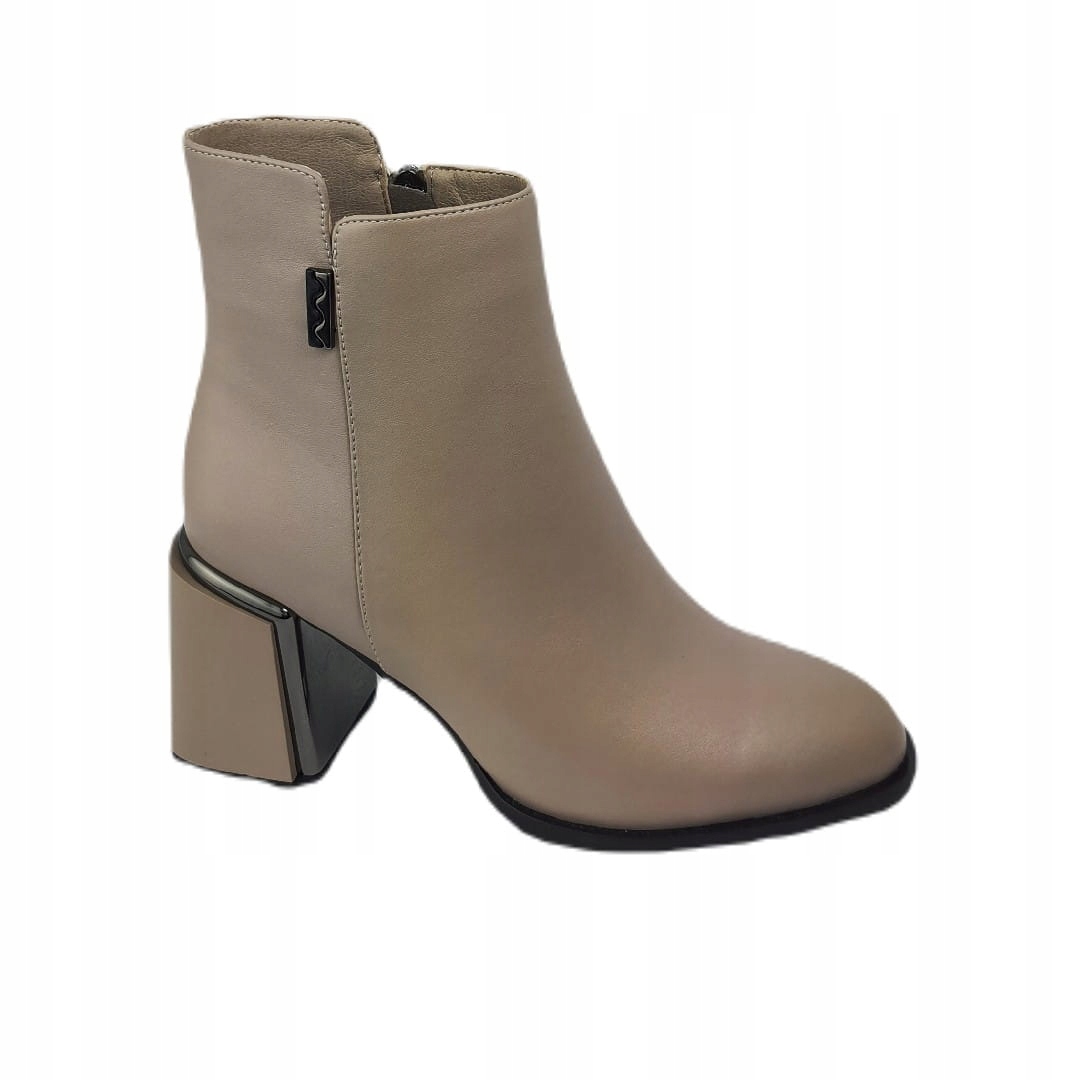 Dámské kotníkové boty Artiker 53C0520 Béžové 38, Béžová