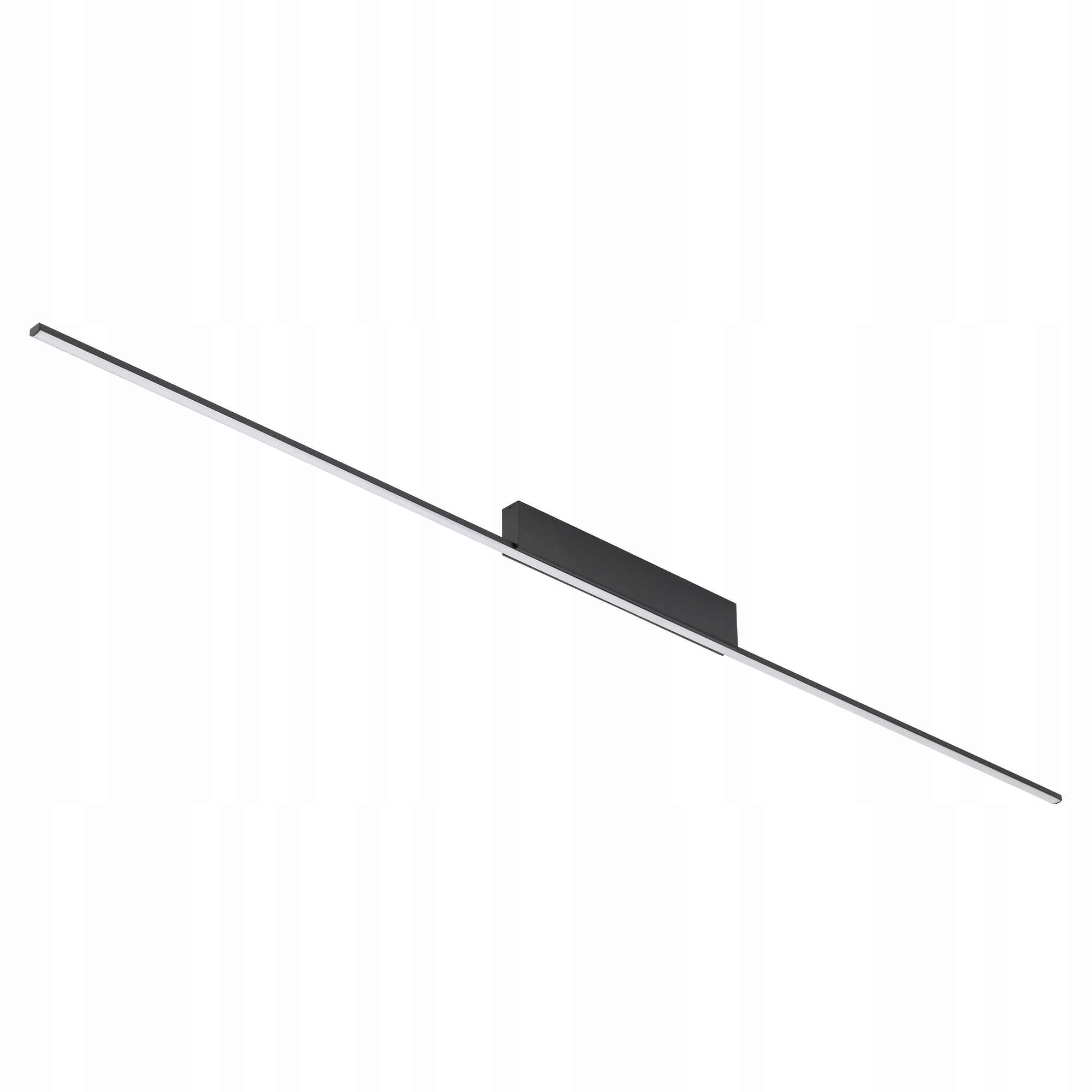 Lineárna lampa Nowodvorski Giavellotto Led čierna, dĺžka chodby 150.5 cm