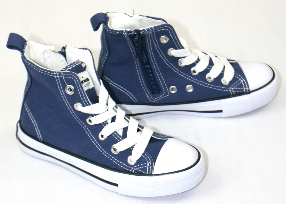 

Tenisówki trampki American Club wysokie zamek 30