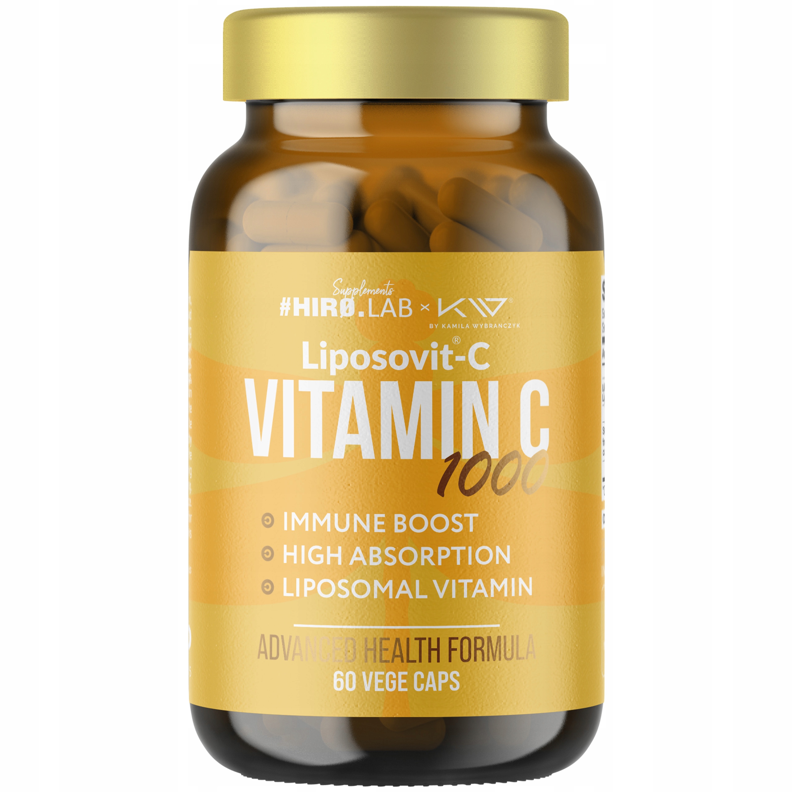 Hiro.lab Vitamin C 60 wegetariańskich kapsułek 1000 mg Liposovit