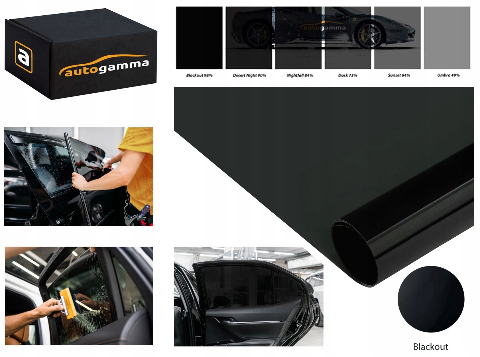 

Folia do przyciemniania Nano Ceramic 98% 75x300cm