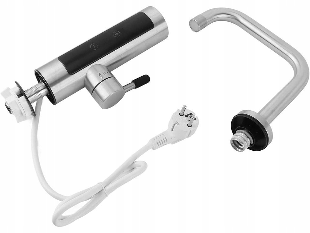 Elektrický prietokový ohrievač vody, kuchynská batéria lcd 3000w