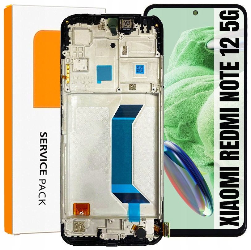 Displej Pro Xiaomi Redmi Note 12 5G Originál Oem Obrazovka Rámeček