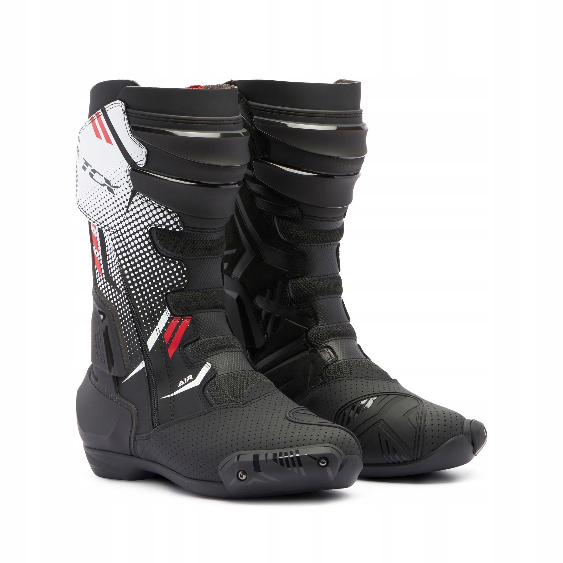 Športové motocyklové topánky Tcx S-TR1 Air Čierno/Bielo/Červené 43