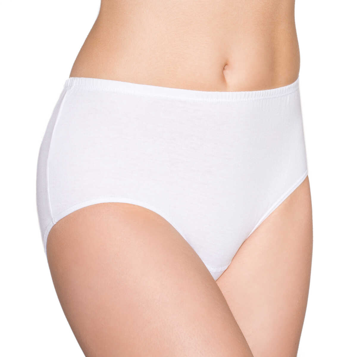 Figi Manuela białe plus 4XL Marka Lama