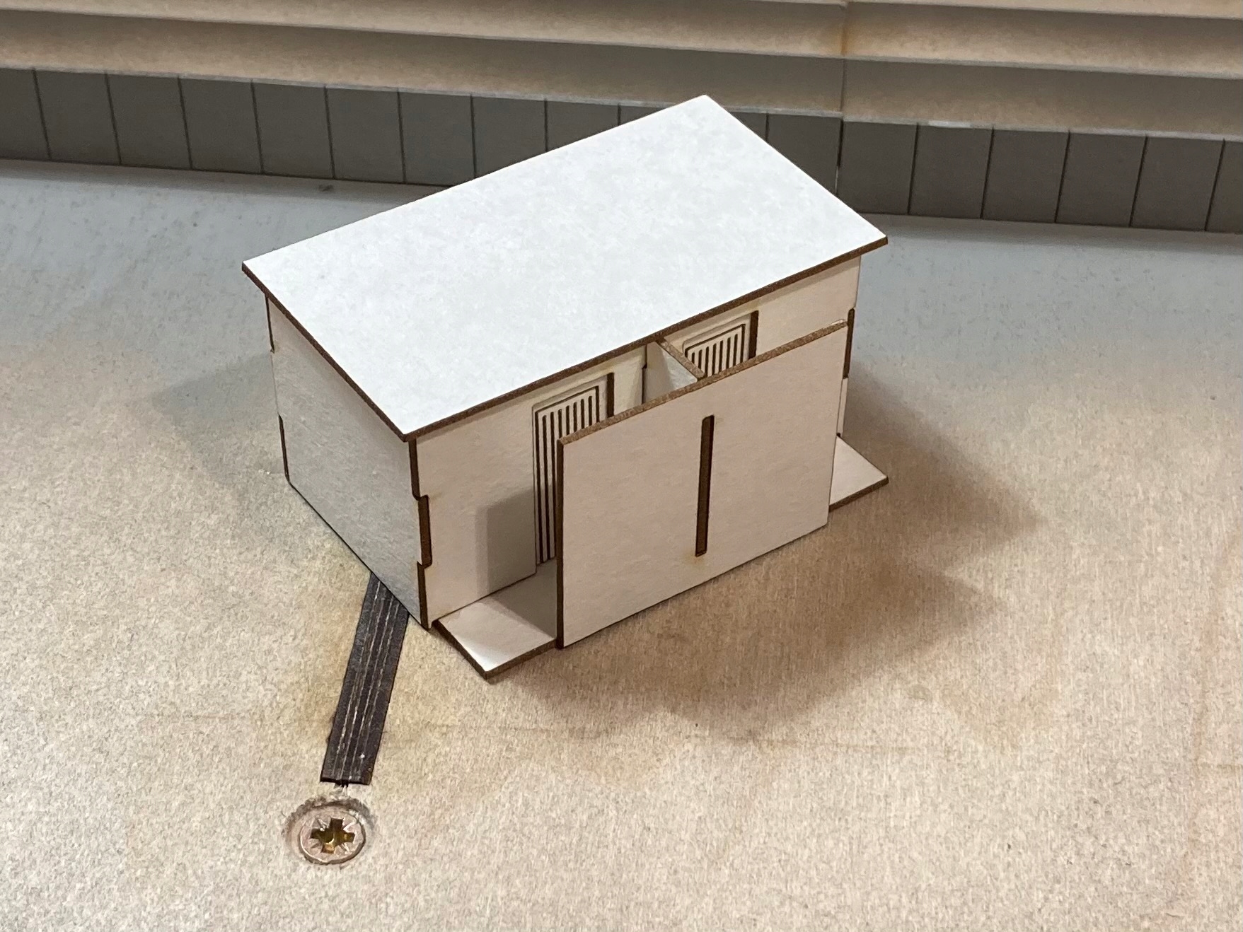 

Toaleta dworcowa szalet H0 1:87