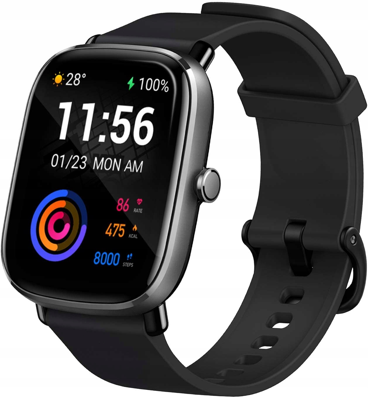 Smartwatch Huami Amazfit GTS 2 Mini Midnight Black Komunikacja Bluetooth