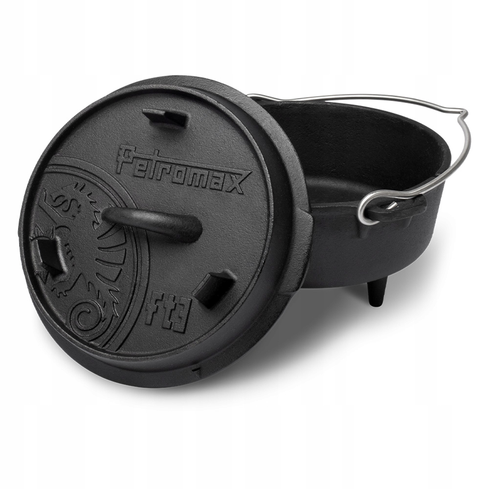 Liatinový kotlík Petromax Dutch Oven s nožičkami 1,6 L