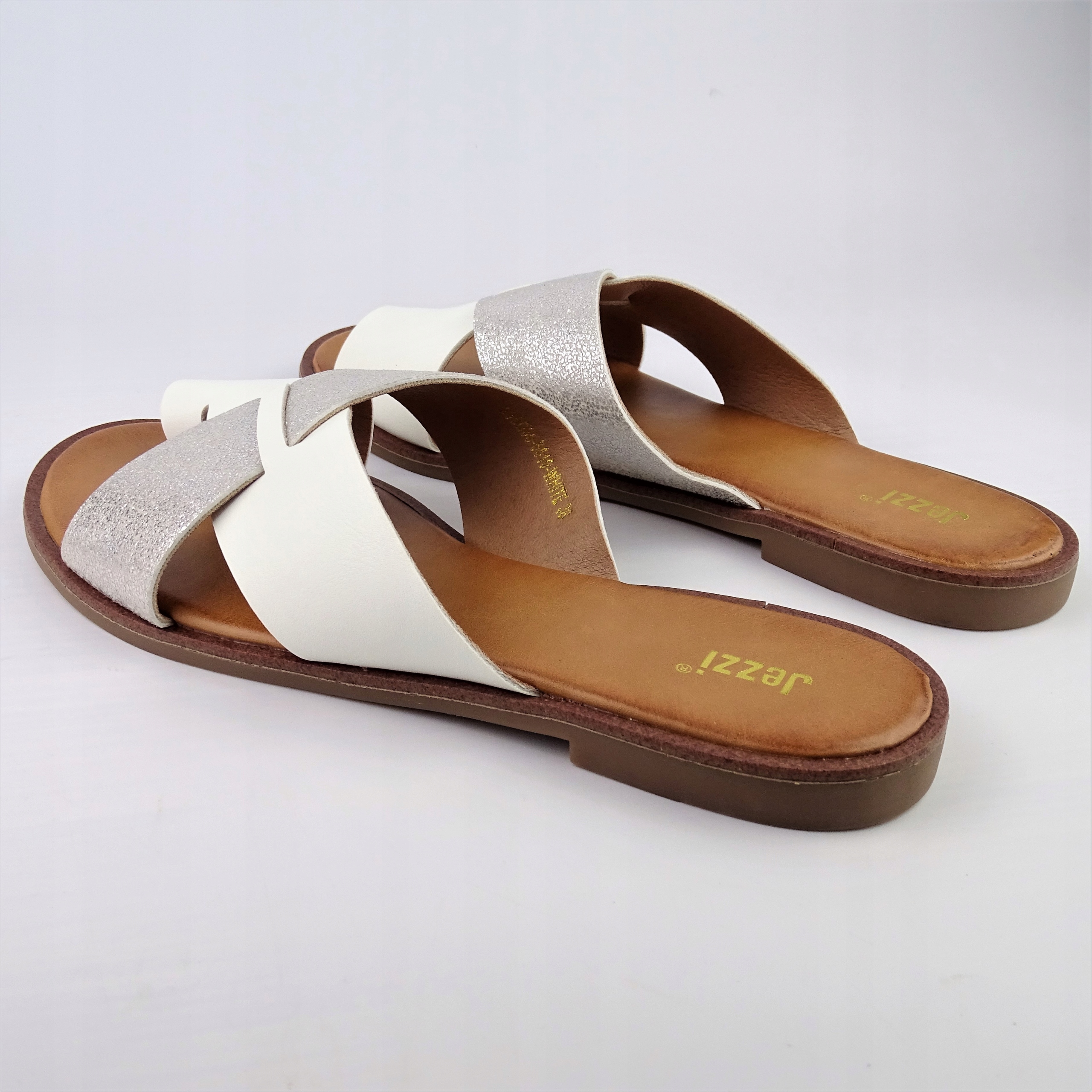 KLAPKI DAMSKIE JAPONKI NA PALEC PANTOFLE roz 36 Kolor biały