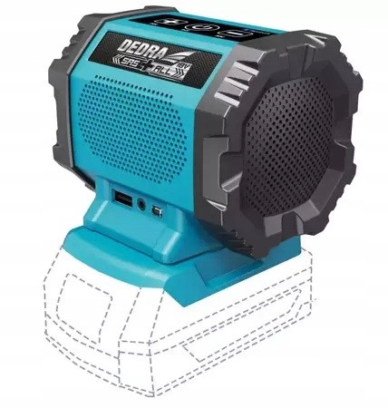 DEDRA GŁOŚNIK RADIO BLUETOOTH SAS 18V DED7004