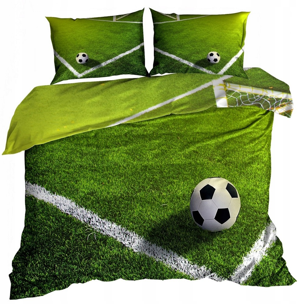 Povlečení 3D Bavlna Satén 160x200 Stadion