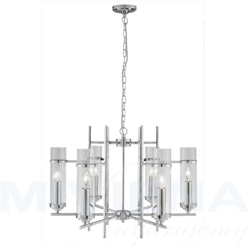 Milo závěsná lampa 6 chrom