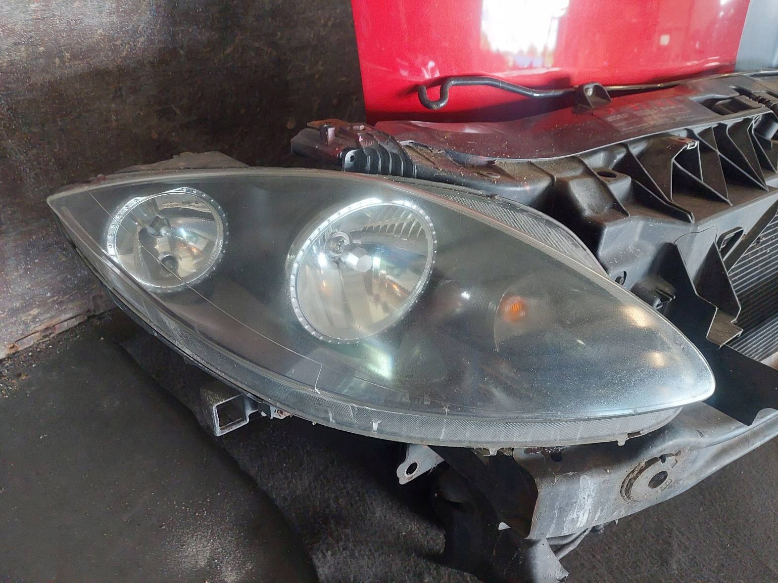 complete front bonnet bumper light fender SEAT LEON II LS3X