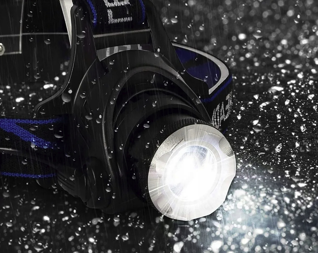 LATARKA CZOŁOWA LED ZOOM CREE XM-L CZOŁÓWKA Cechy dodatkowe kurzoodporność