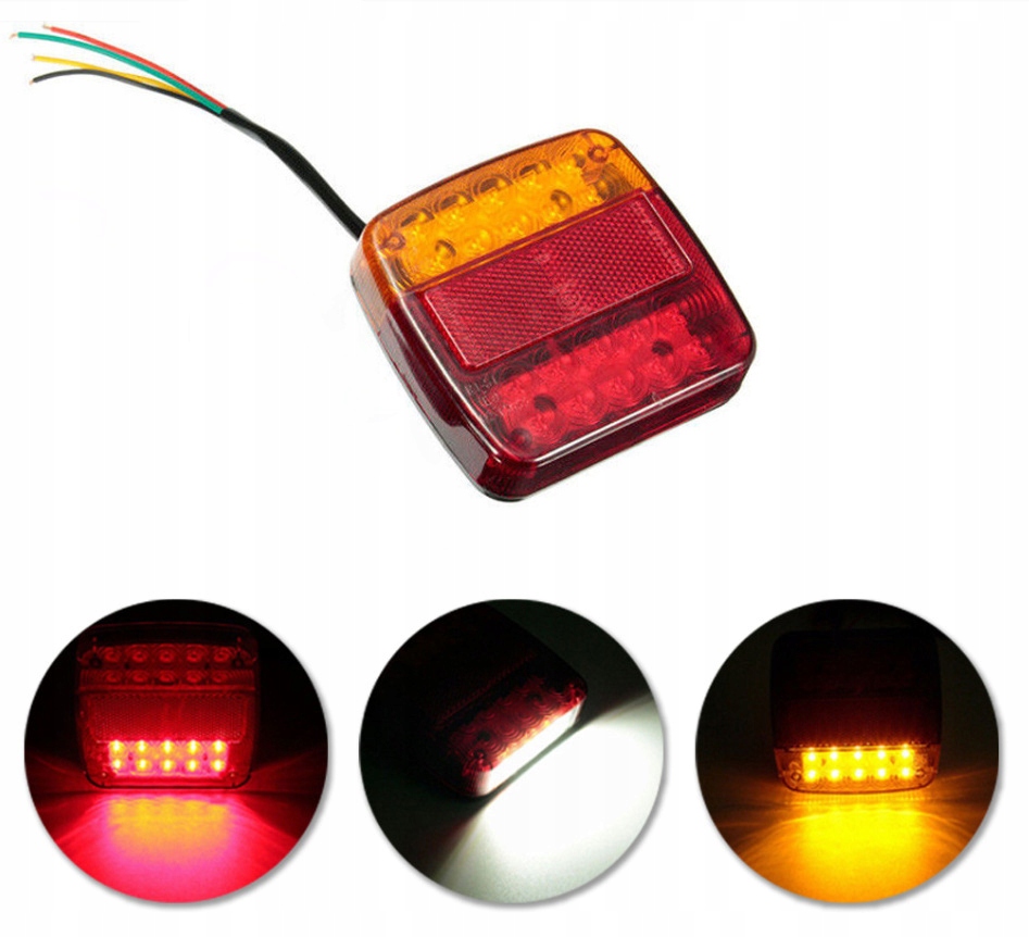 LAMPA TYLNA PRZYCZEPY LED 1 Para Producent części inny