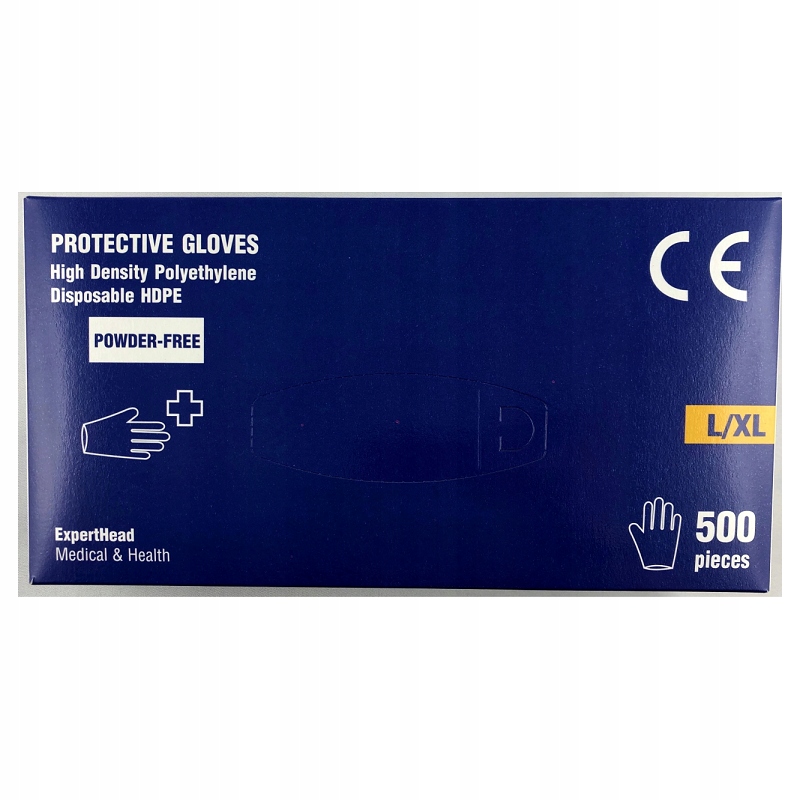 

Rękawice Ochronne Hdpe L/XL 500szt. Ce