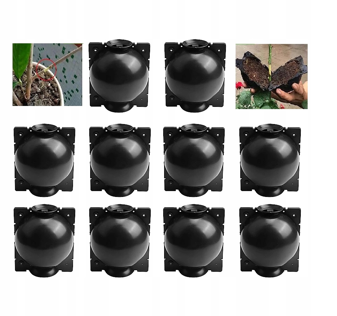 KULE DO UKORZENIANIA ROZMNAŻANIA ROŚLIN OGRÓD x10