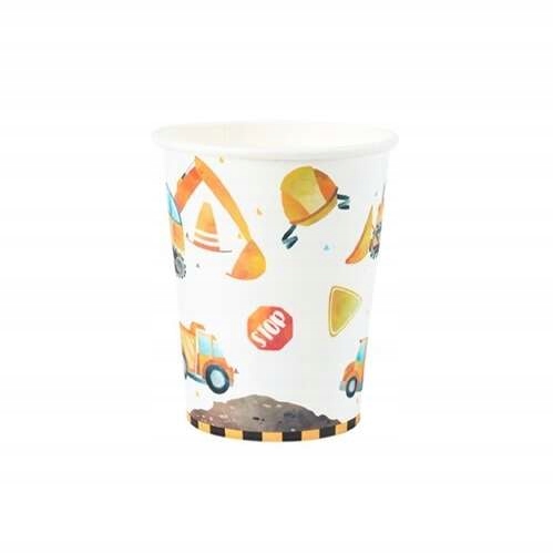 Kubeczki papierowe Budowa 220ml 10szt