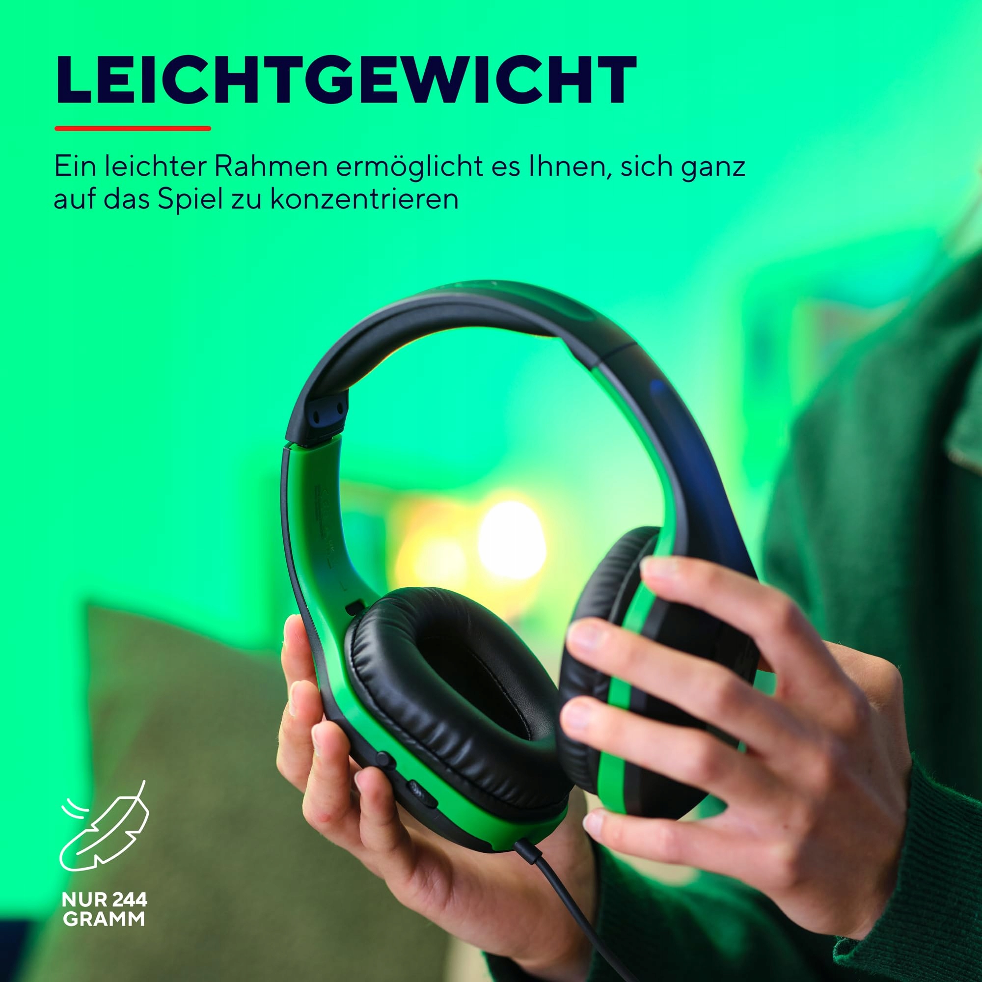 TRUST GAMING GXT 415PS Zirox Lekkie Słuchawki Gamingowe Xbox Series X/S — miniatura 2