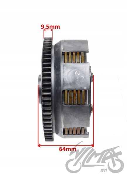 SPRZĘGŁO + KOSZ KPL SILNIK 156FMI KPL Dopasowanie do pojazdu produkt dedykowany