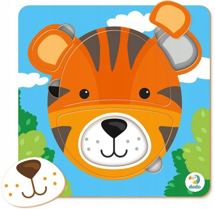 

Dodo Puzzle Sorter Mini Tygrys 5 Elem DOP300351