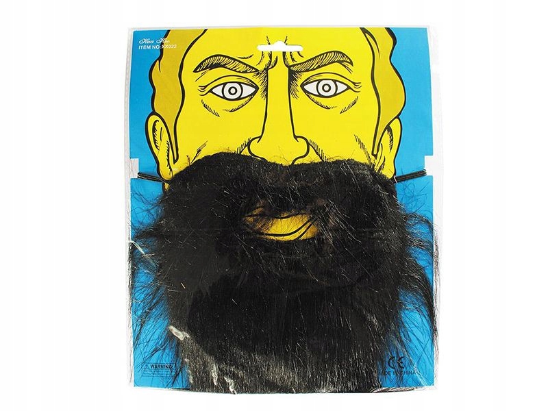 

Broda Z Wąsami Dodatek Do Stroju Zbój Czarna