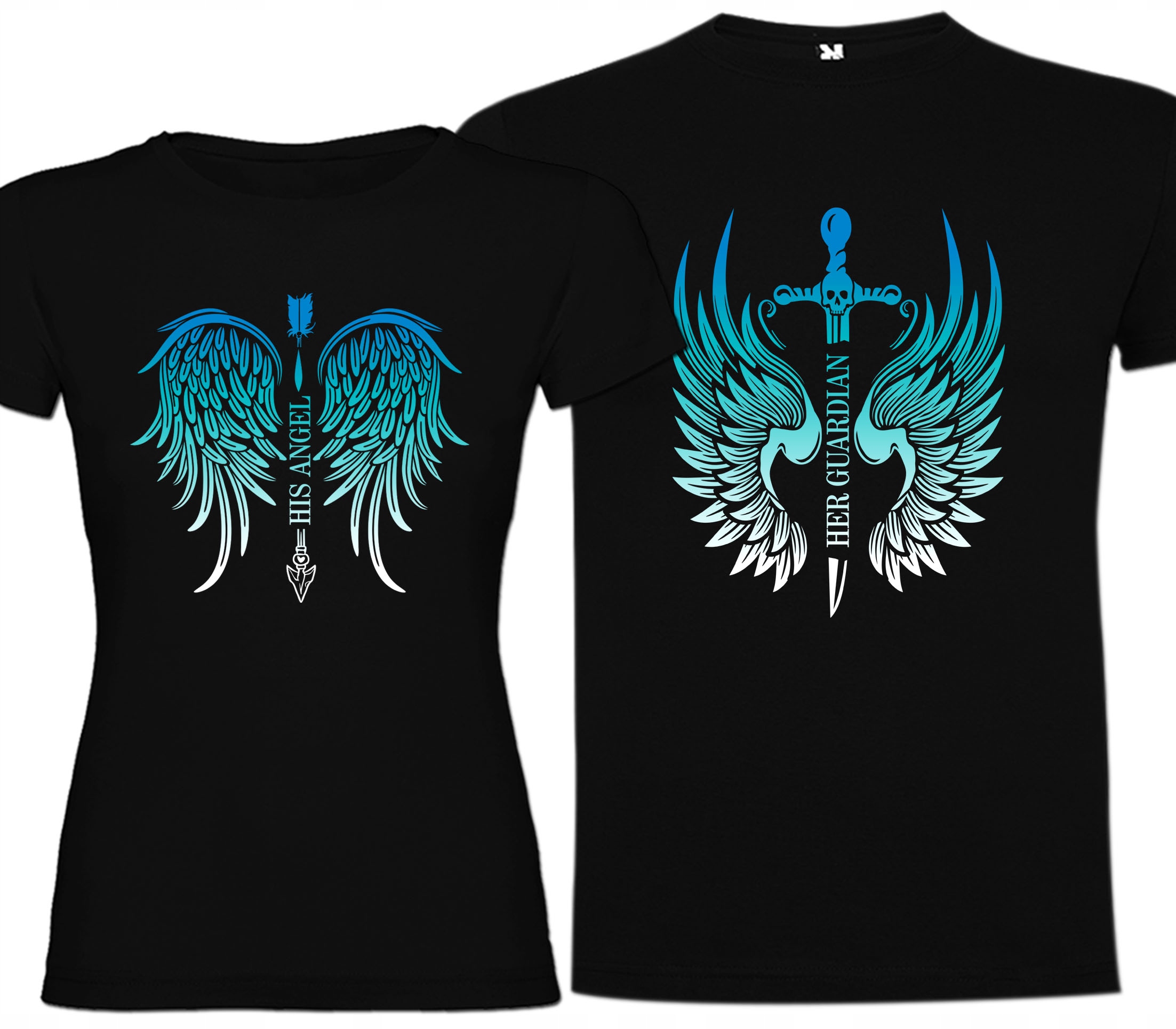 ZESTAW KOSZULEK DLA MĘŻA I ŻONY ZAKOCHANEJ PARY NA WALENTYNKI ROCZNICĘ 3XL