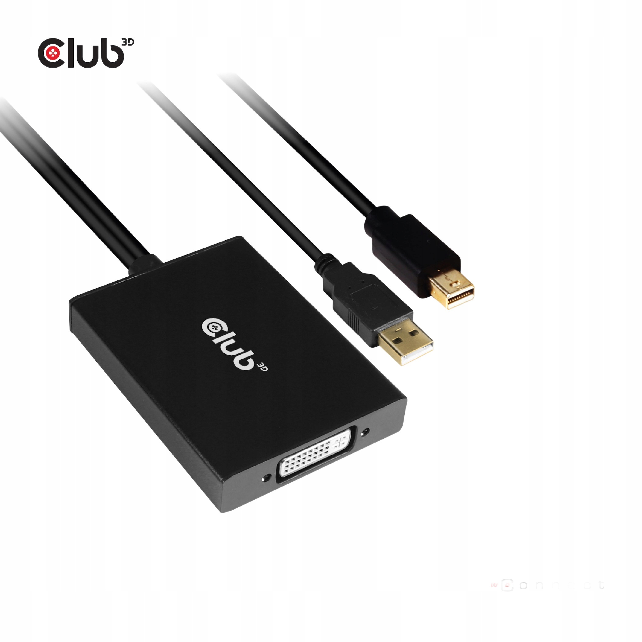 KABEL PRZEJŚCIÓWKA ADAPTER DISPLAYPORT DVI CLUB 3D