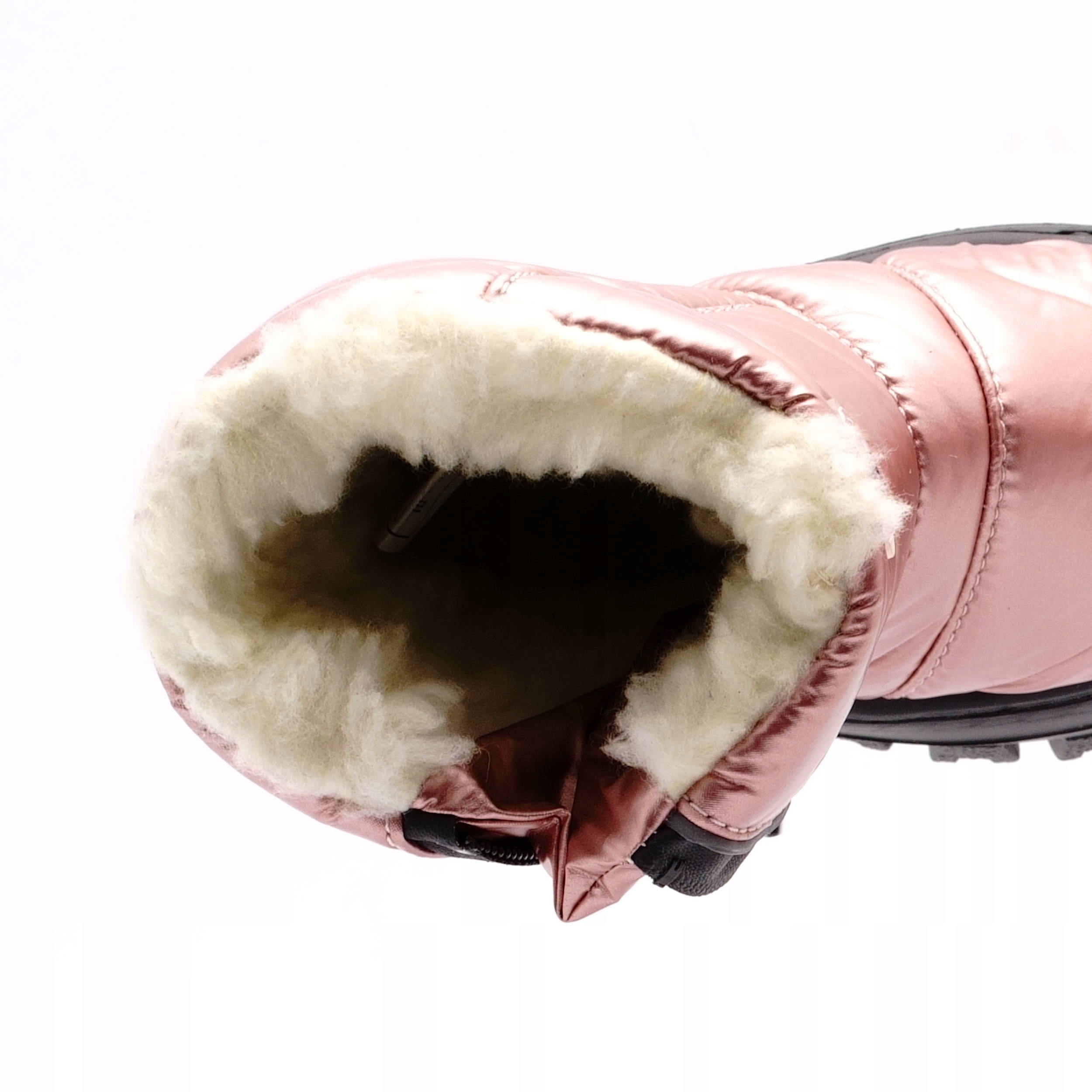 BARTEK ŚNIEGOWCE OCIEPLANE BUTY ZIMOWE KOZAKI 28/29 Kolor różowy
