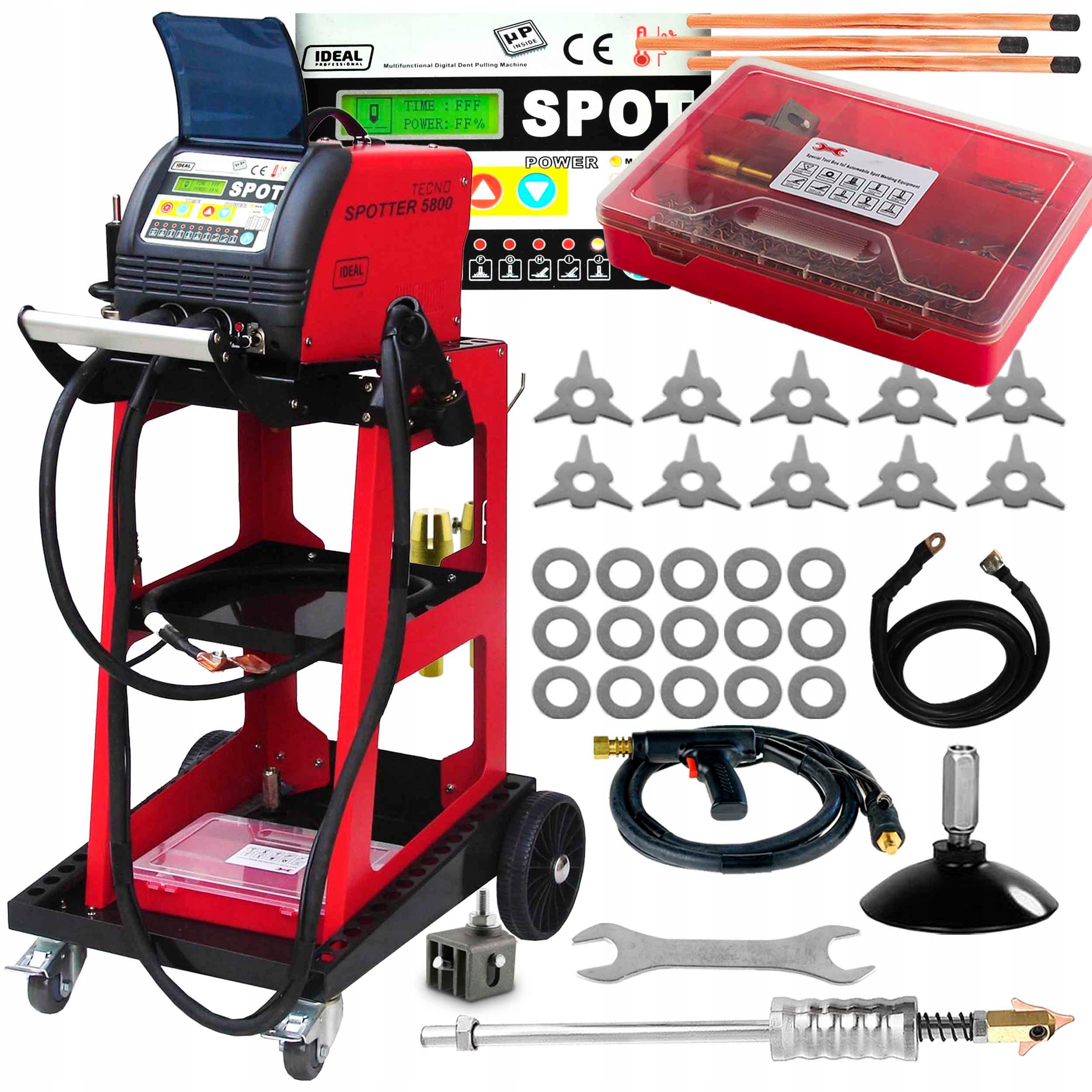 Spoter Blacharski spotter Ideal Zgrzewarka do blach Tecno Spotter 5800 400V