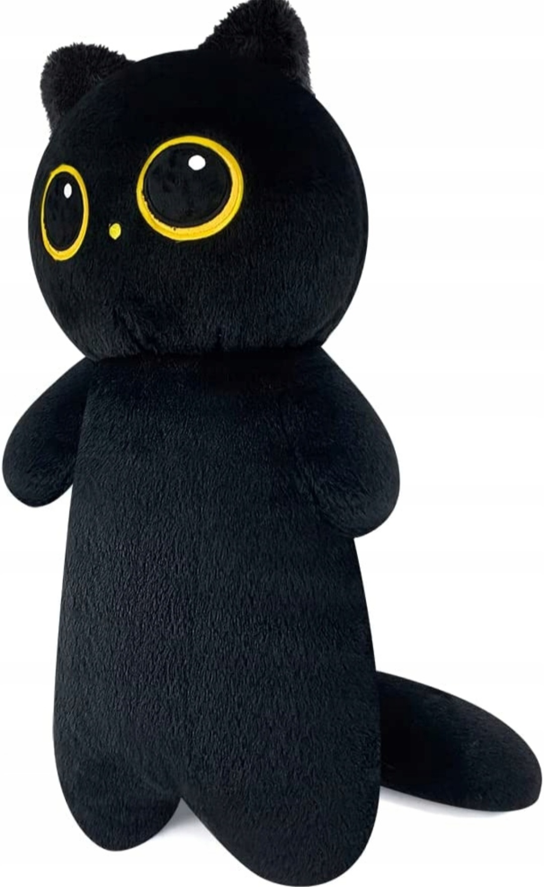MASKOTKA PLUSZAK PODUSZKA KOT CZARNY DŁUGI XXL DŁUGI 70 cm WIELKIE OCZY Rodzaj kotek
