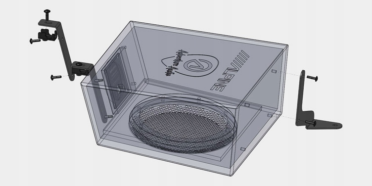 ALPINE SWC-W84TRA7 SUBWOOFER DO FORD TRANSIT TOURNEO Model SWC-W84TRA7