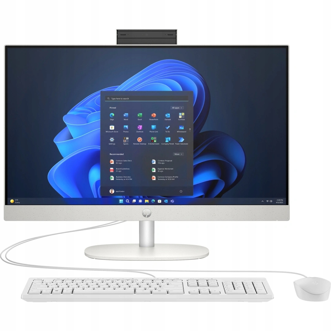 Hp ProOne 240 G10, strieborná